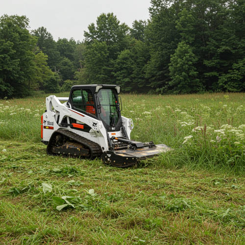 bobcat-skid-steer-mower-landscaping
